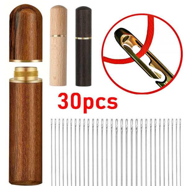 Self-Threading Hand Sewing Needles Kit