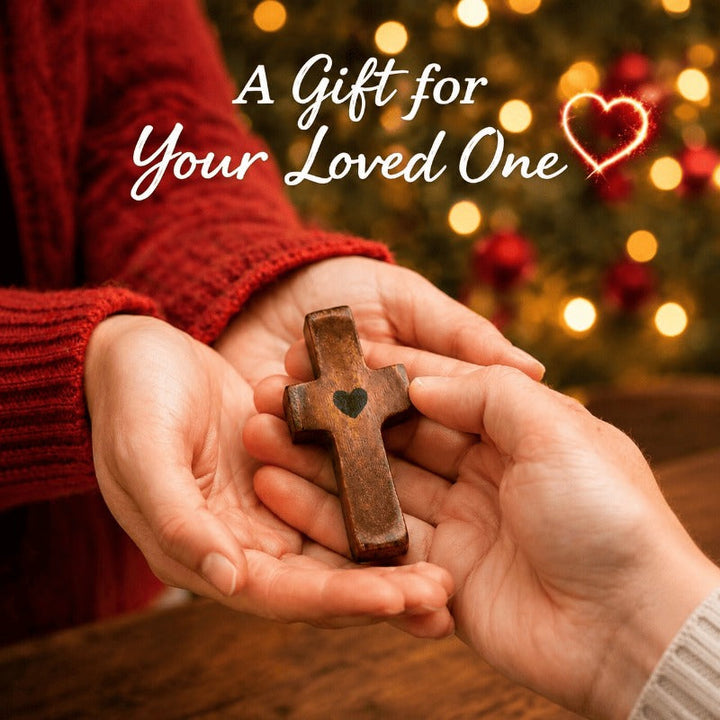 Solid Wood Handholding Cross – Waregami