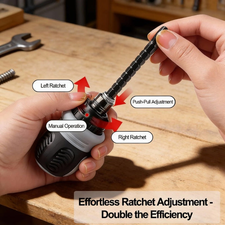 Compact 13-in-1 Ratchet Screwdriver – Waregami