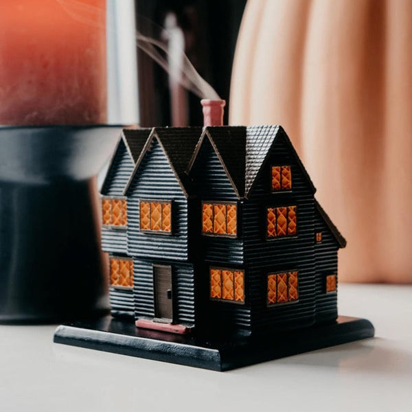 Halloween Witch House Backflow Incense Burner