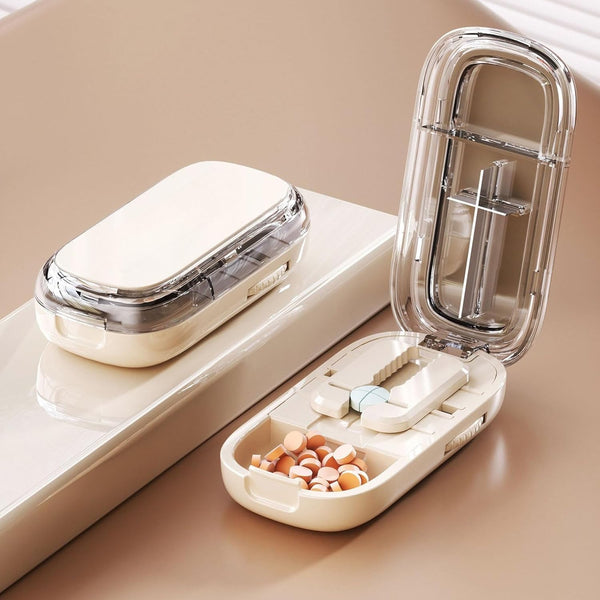 Multi-Function Pill Cutter & Storage Box