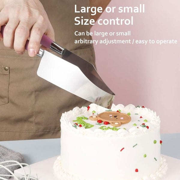 Adjustable Stainless Steel Cake Server – Slice & Serve with Precision