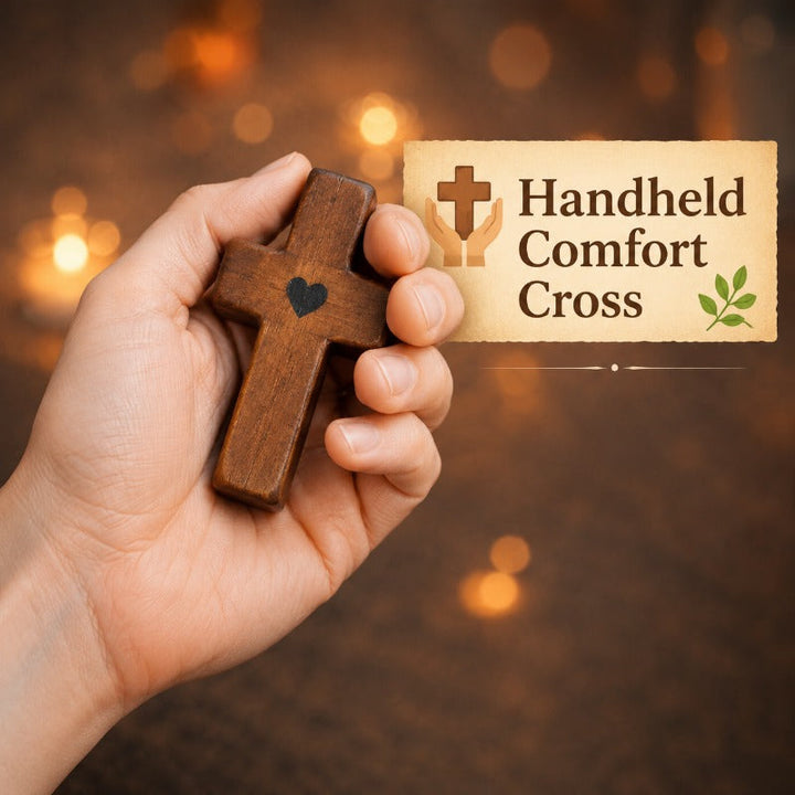 Solid Wood Handholding Cross – Waregami