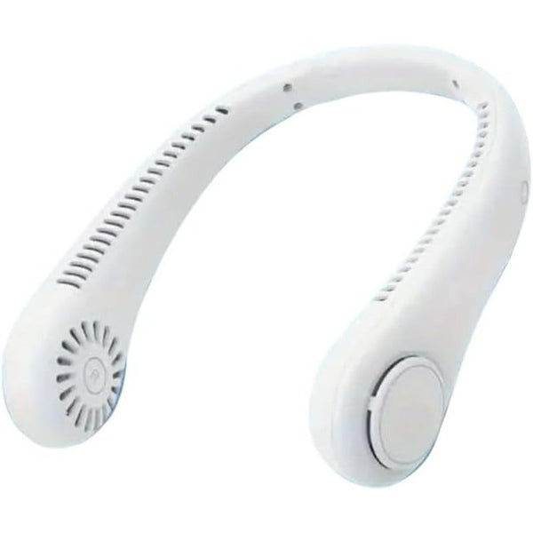360° Bladeless Wearable Neck Fan – USB-C Rechargeable with 3 Speeds