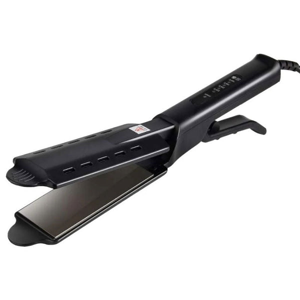 4-Temperature Steam Hair Straightener – Wet & Dry Use with Ceramic Coating
