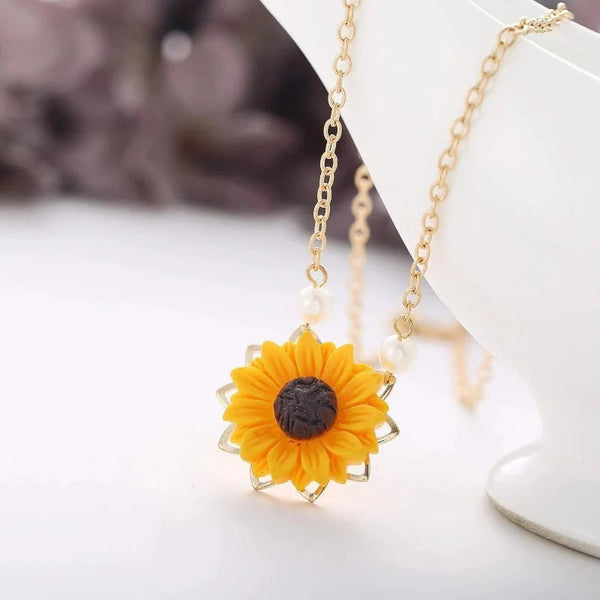 Sunshine Glow Sunflower Jewelry Set