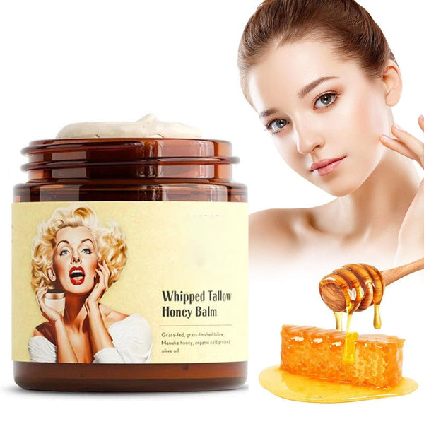 Whipped Tallow & Manuka Honey Balm – All-Natural Skin Rescue